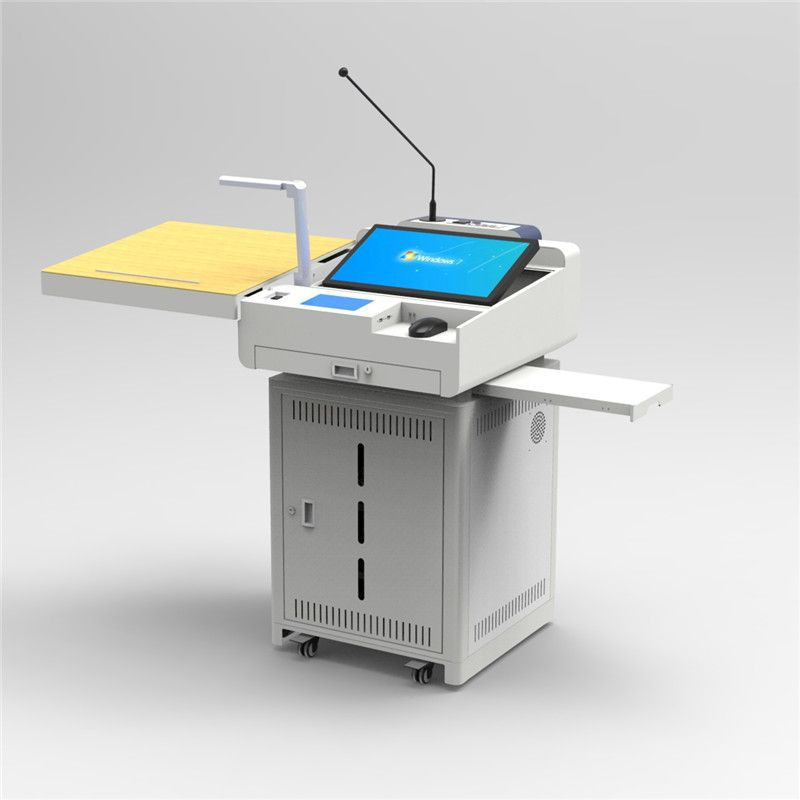 Modern Classroom Digital Podium; Multimedia Lectern; Cheap Pulpit on School Furniture