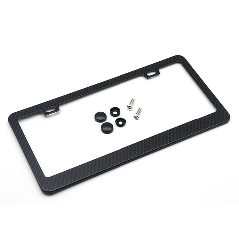 USA size stainless steel aluminum custom logo car license plate frame