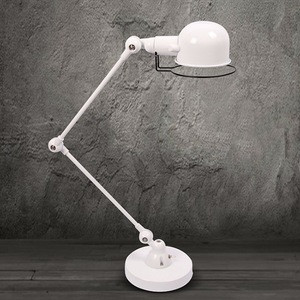 Max studio home iron metal swing arm folding modern led desk/table lamp for study