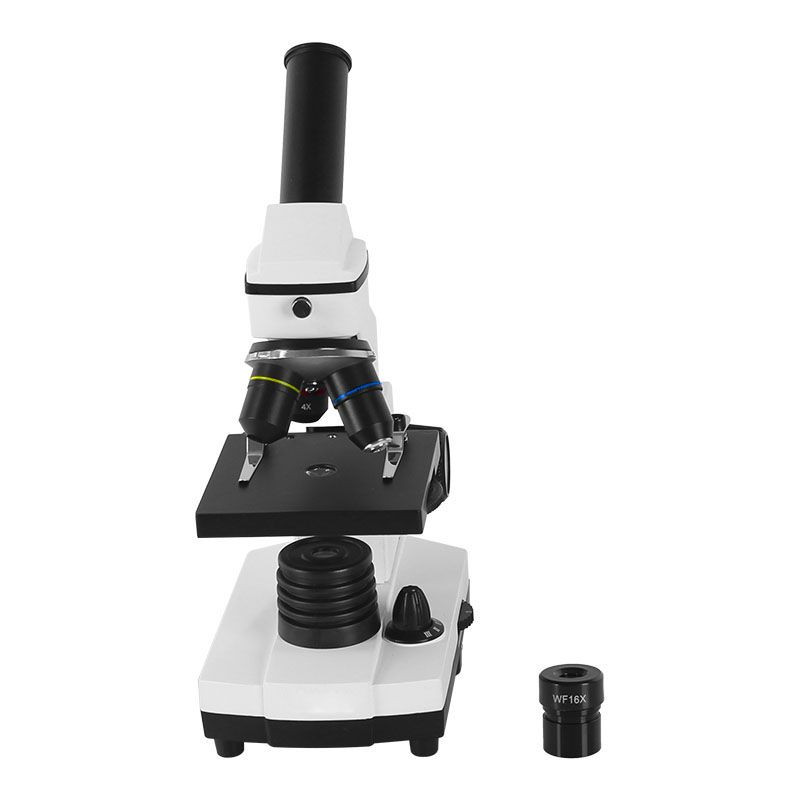 School educatioanal biogical microscope with 2 Eyepiece : (10 x, 16 X)