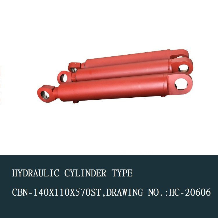 HYDRAULIC CYLINDER TYPE CBN-140X110X570ST,DRAWING NO.:HC-20606