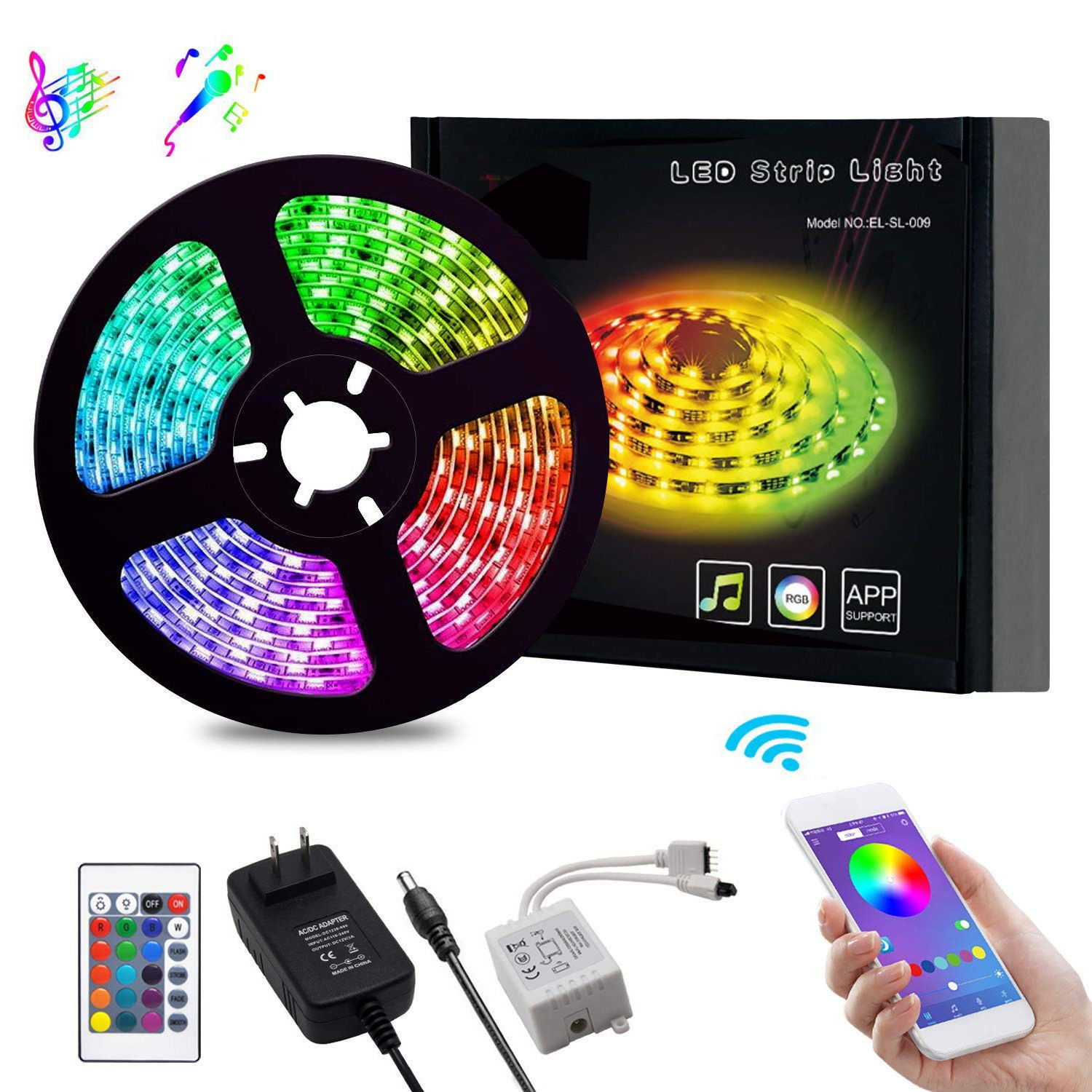 Smart led strip lights 5m