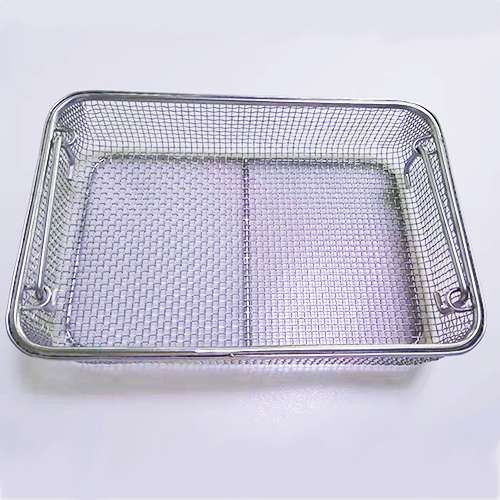 Stainless Steel Stamping Wire Mesh Medical Disinfection Basket