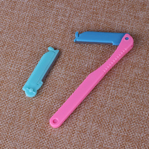 Cute folded mini eyebrow trimmer/girl eyebrow razor