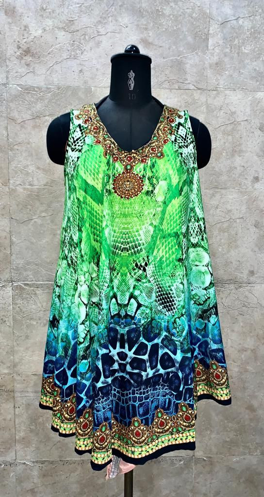 Beachwear Digital Print Dress