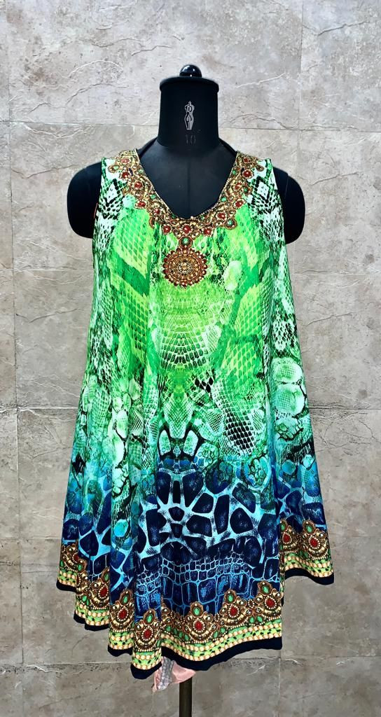 Beachwear Digital Print Dress