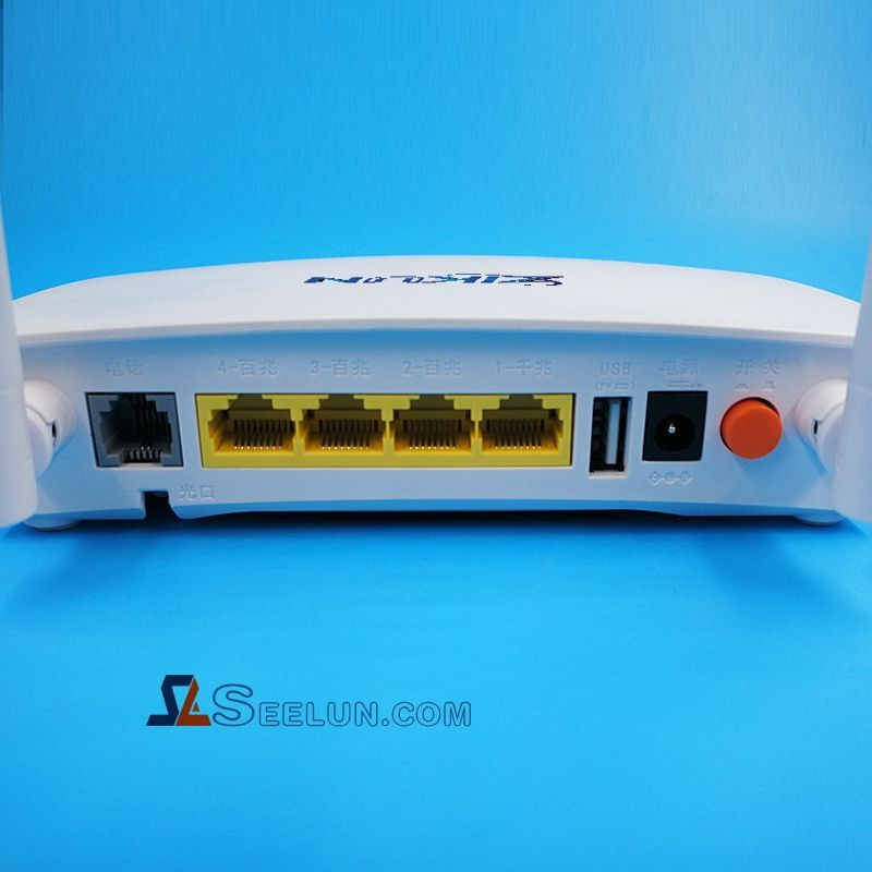 ZC-521 GPON 1GE+3FE+1Phone+wifi onu ont Zikun as Huawei HG8546M Gpon Ont Modem