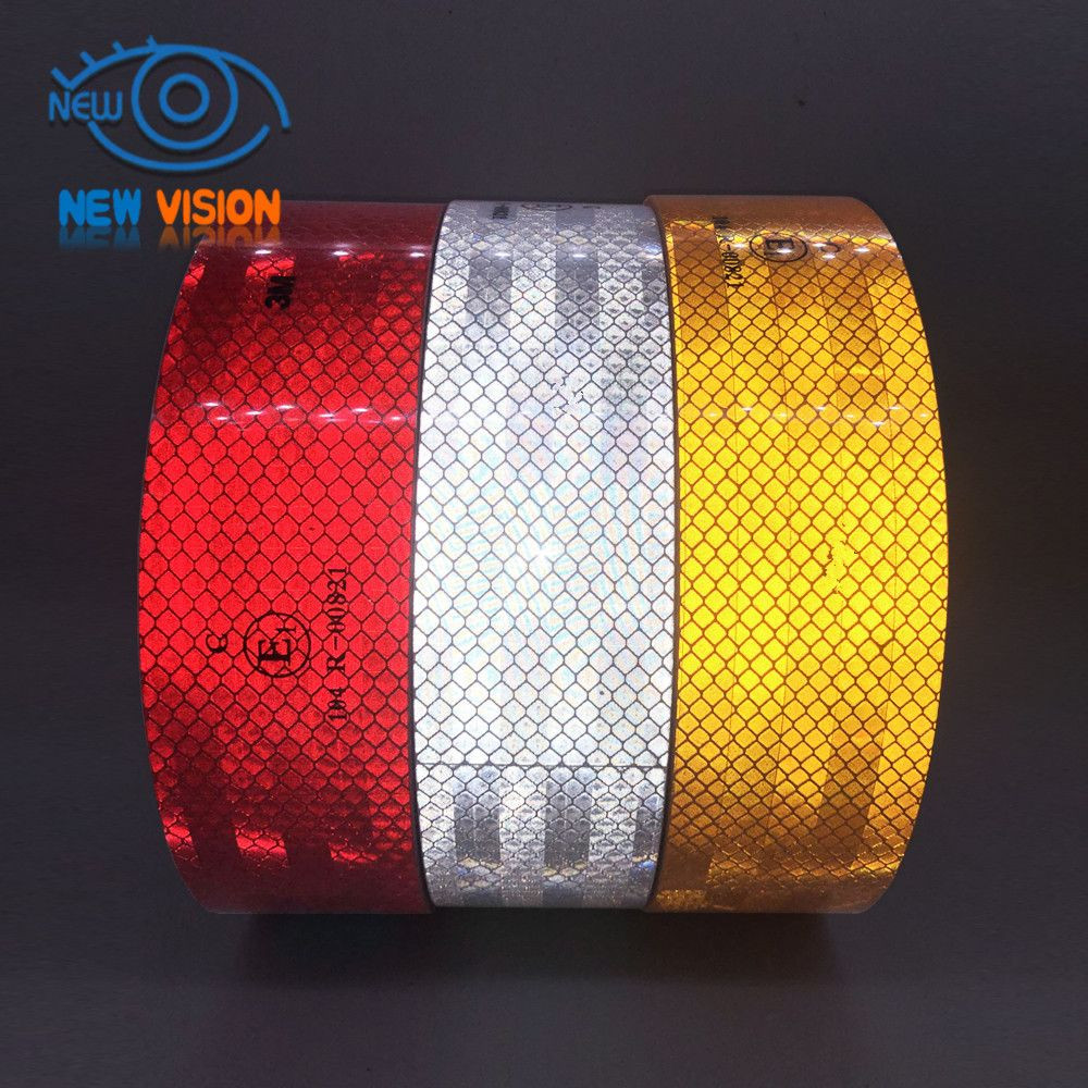 Car Accessories Exterior Reflective Tape and Stickers 3 M DOT-C2 Conspicuity Tape Red White Yellow