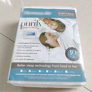 Terry cloth waterproof mattress cover