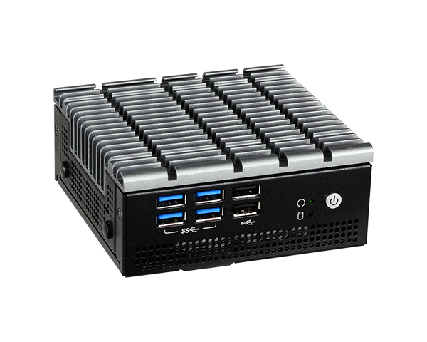 DFI Fanless Embedded System mini PC for Anomaly/Temperature/Facial Detection & Industrial Application