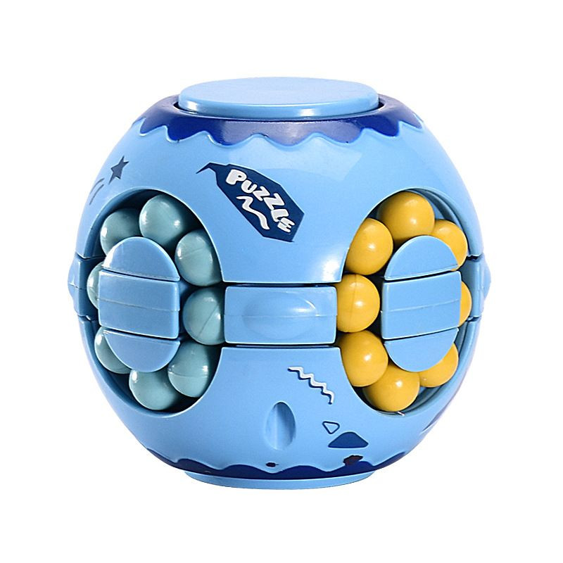 Kids Educational Toys Autism Stress Relief Finger Spinner Sensory Toys Rotatable Burger Fidget Spinning Cube Toy