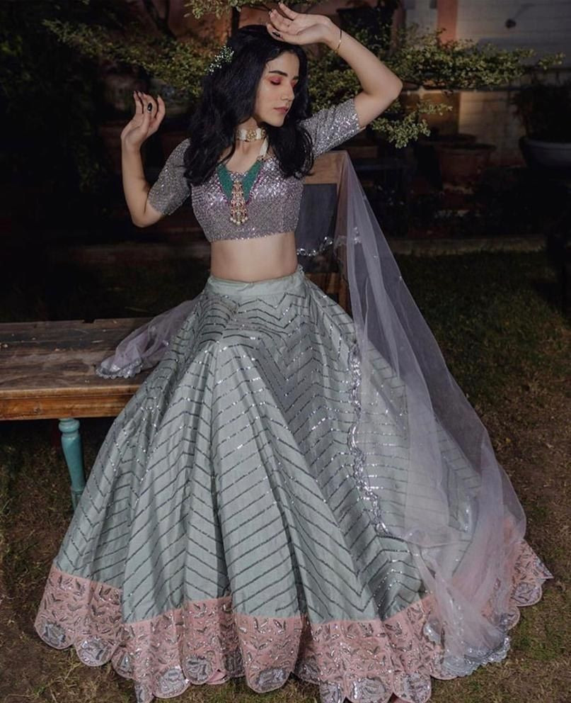 Designer  work lehenga choli