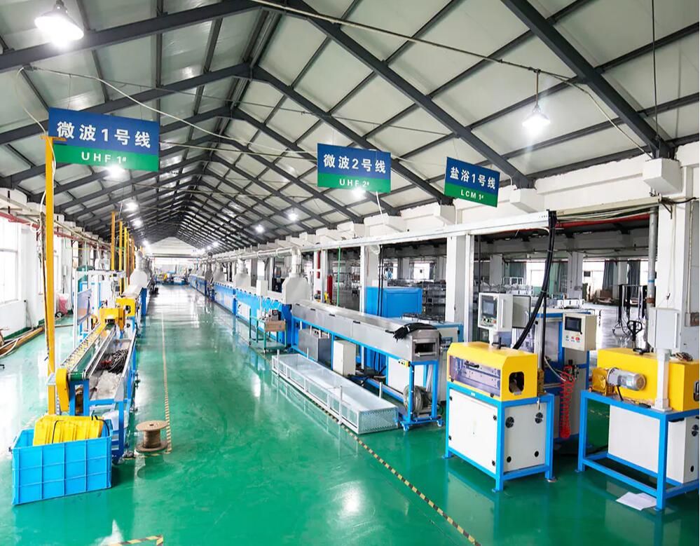 Rubber Single Extrusion And Microwave Curing Production Line