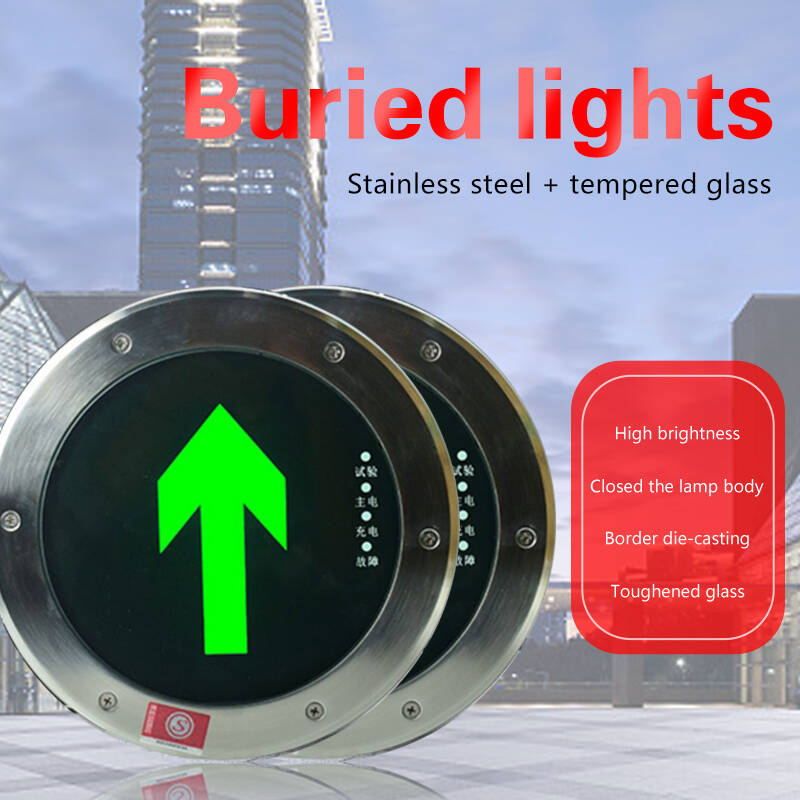 Fire buried light ceiling indicator LIGHT LED emergency light rechargeable fire evacuation ground marker light