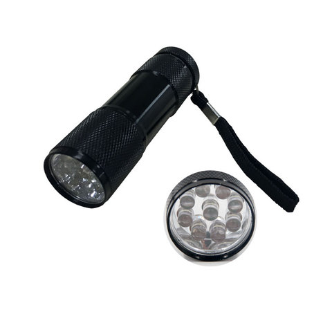 Powerful Portable Super Bright 9 LED Mini Flashlight Small Torch Pocket Lamp Rubber Grip LED Linternas Tactical Flashlights