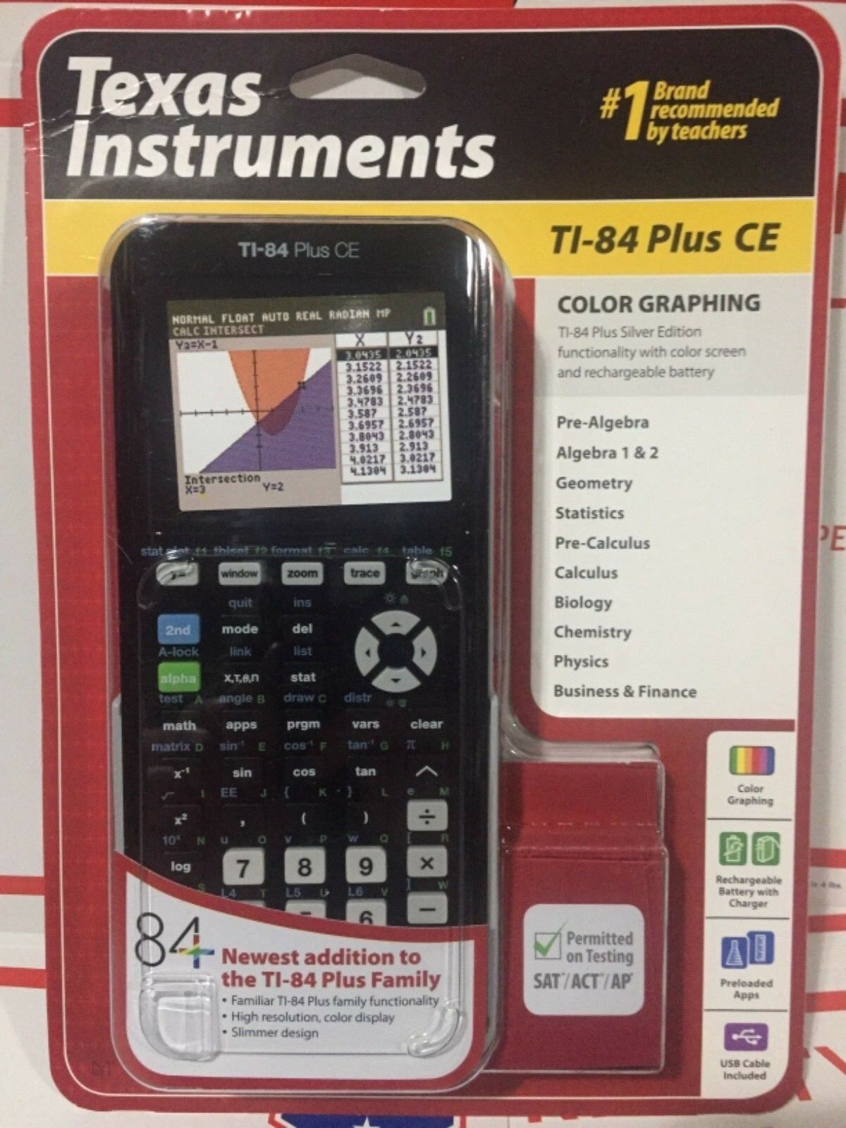 New TI-84 Plus CE Graphing Calculator