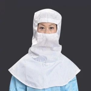 Anti-Dust Shawl Cap Anti-Static Hat Breathable Neck Protector
