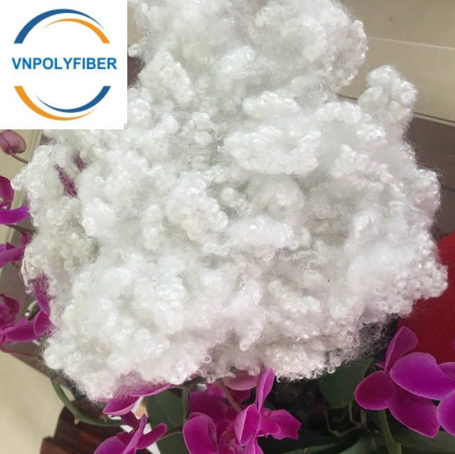 Vietnam Polyester Staple Fiber HCS 7D x 64 mm High Quality