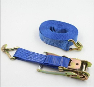 3Tons  polyester Cargo Ratchet Lashing Strap,  hanger nylon cargo lashing 1 tie down truck ratchet straps