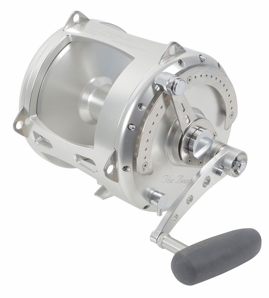 Avet T-RX 130 2-Speed Lever Drag Big Game Reel - Silver