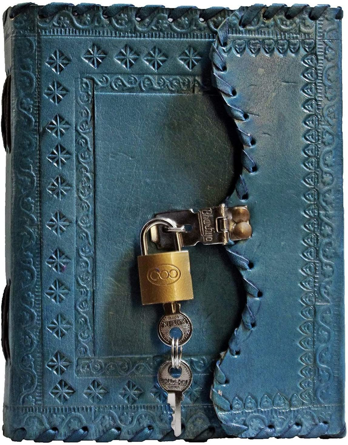 TUZECH Leather Genuine Vintage Leather Journal Travel Diary Write Poems Notebook Perfect Gift