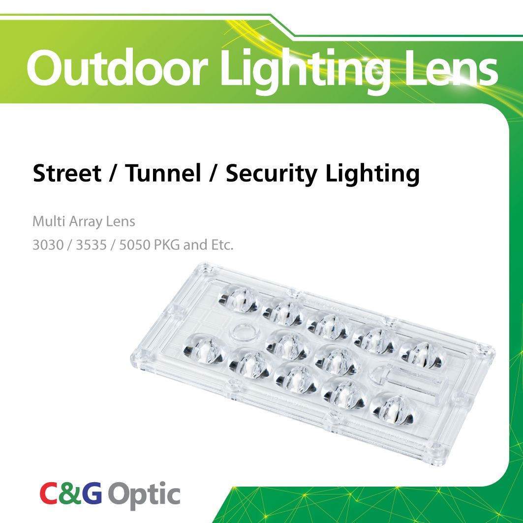 LED Outdoor Lighting Lens