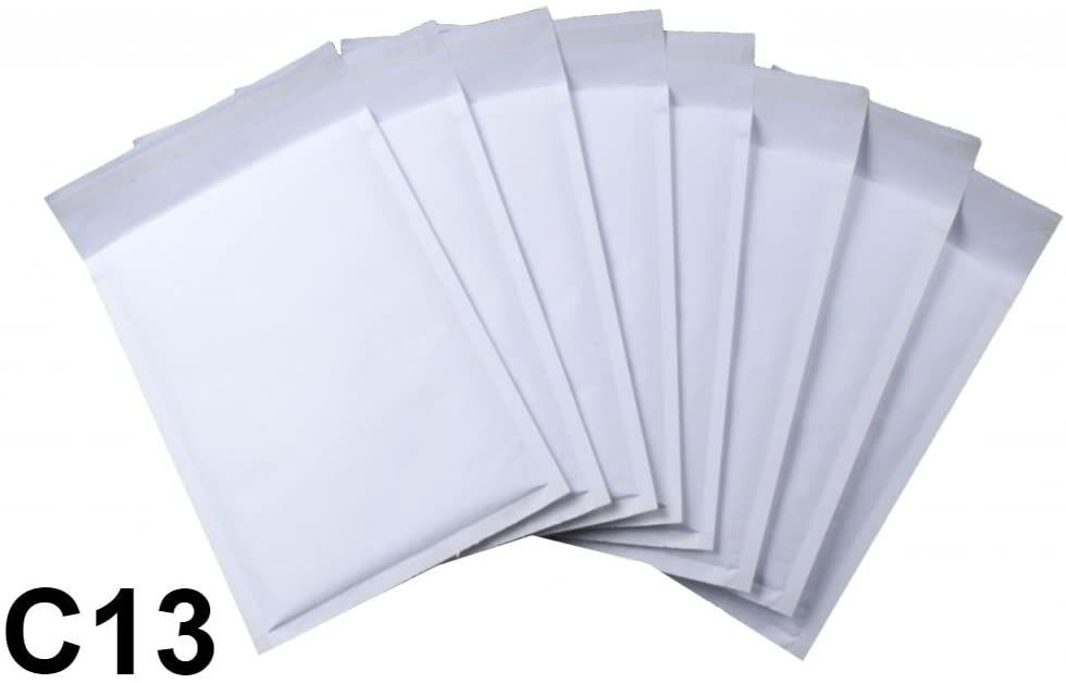 Padded White Paper mailing envelopes