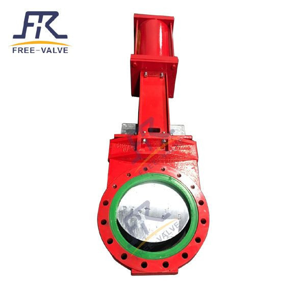 Bidirectional knife gate valves with polyurethane seat