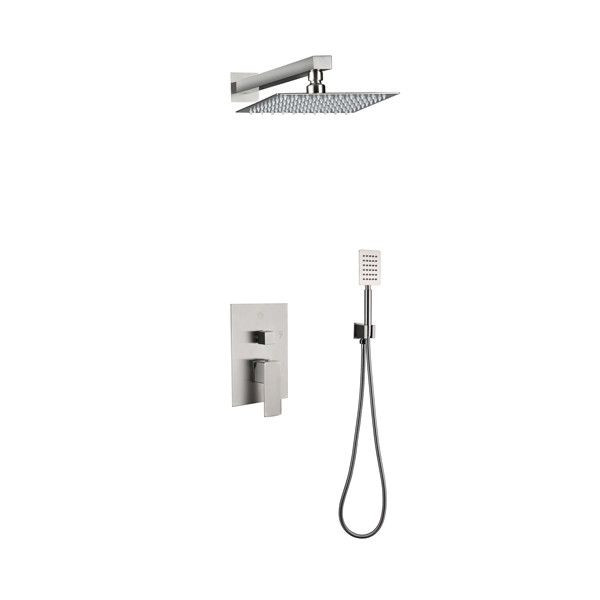 SUS304 Stainless Steel Concealed Bath Shower Mixer in Wall Shower Faucet